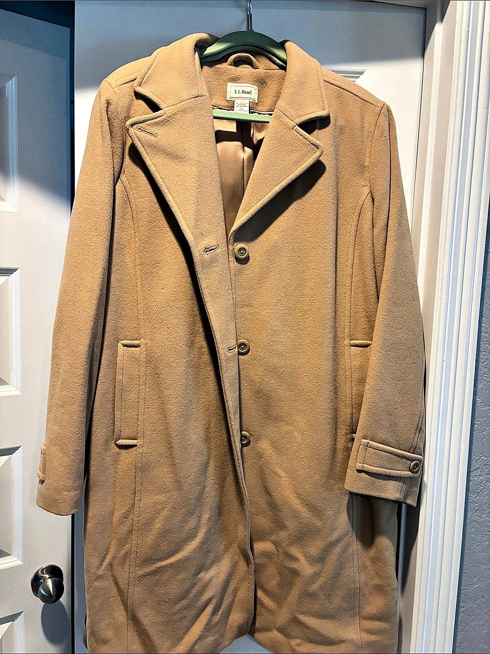 L.L.Bean Wool Coat in Brown Size 3X